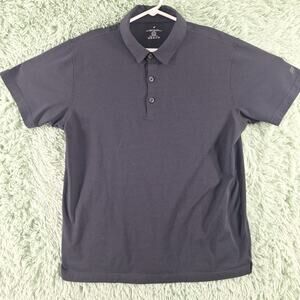 Fabletics Mens Large Black Polo Shirt